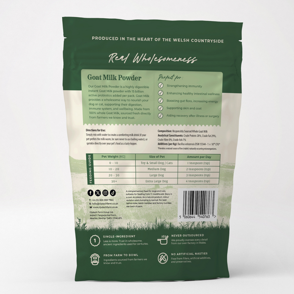 Goat Milk Powder for Dogs & Cats